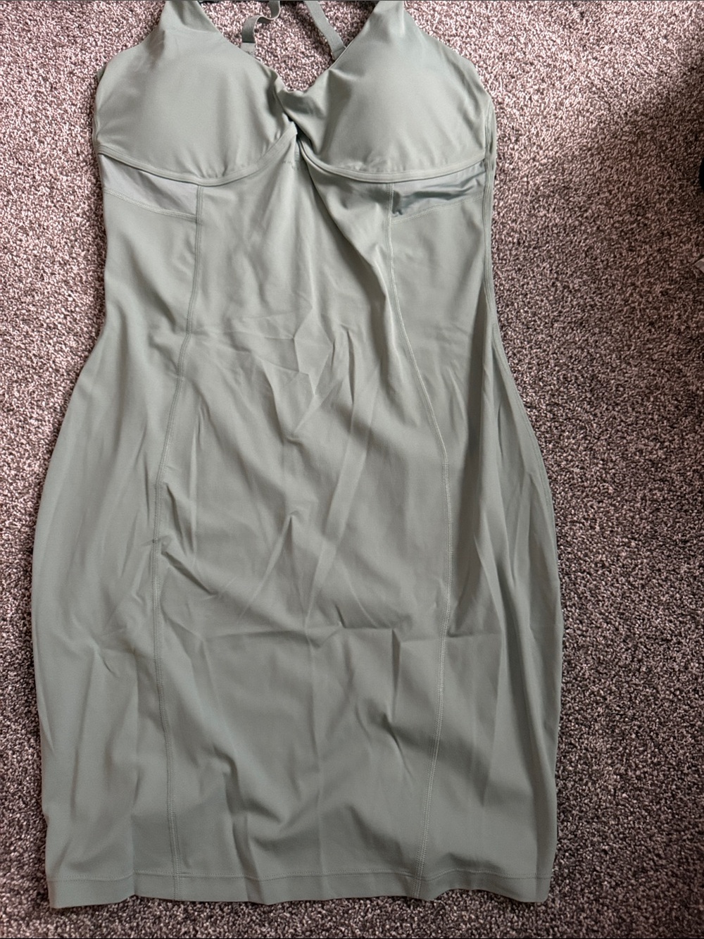 Gymshark Sage Green Midi Bodycon Dress